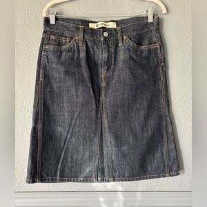 GAP | Cotton Denim Skirt | Dark Wash | 8 💙👢